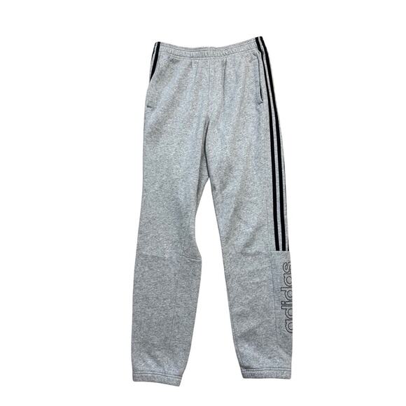 Adidas Sweat Pants/Joggers, Men's size Medium, Gray & Black - Picture 1 of 7